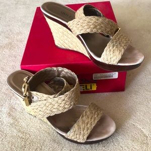 Vaneli Dandy Natural Woven Wedge espadrille